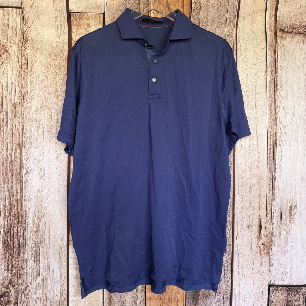 Greyson Polo Golf Honeycreeper brrr Cooling Performance Resort‎ Wear Large NWT